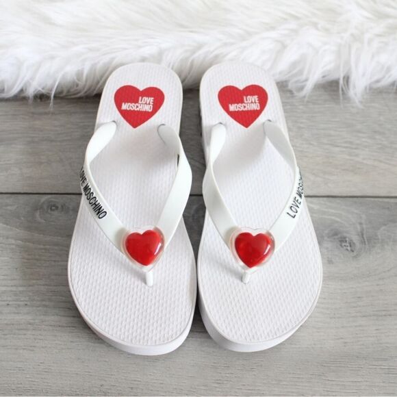 NIB Love Moschino Eva Platform Flip Flop Sandal - Picture 6 of 11
